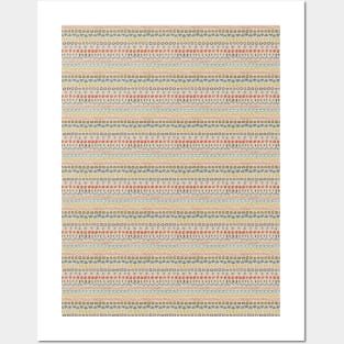 Geometric play - beige Posters and Art